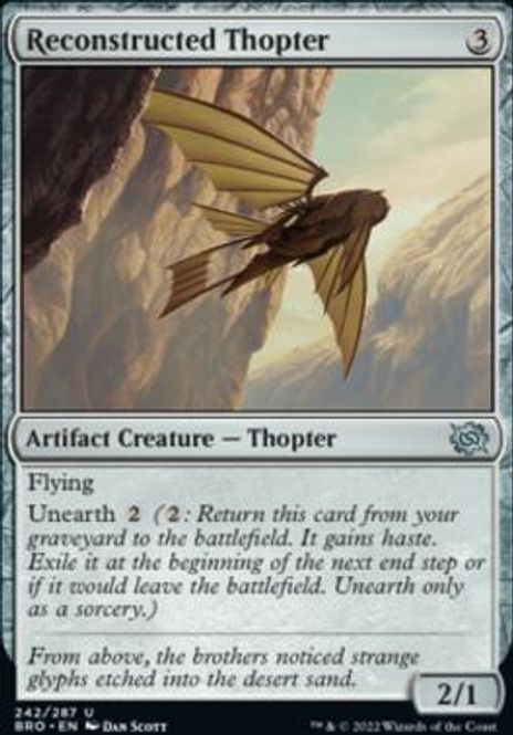 Hovedbilde Reconstructed Thopter (foil)