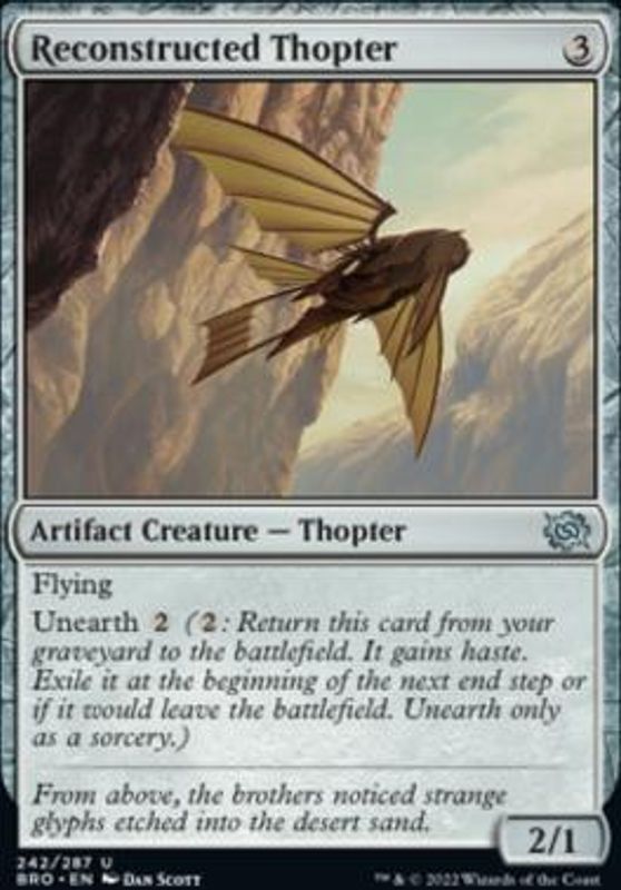 Reconstructed Thopter