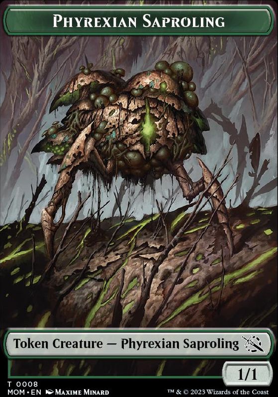 Phyrexian Saproling Token