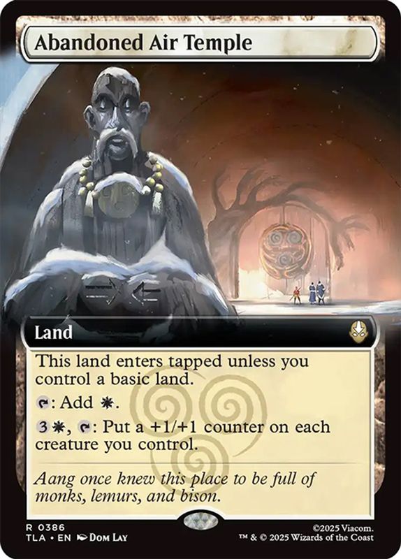 Abandoned Air Temple (Extended Art) (Foil)