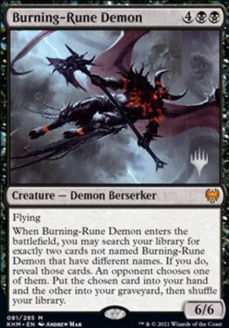 Hovedbilde Burning-Rune Demon (Promo ...