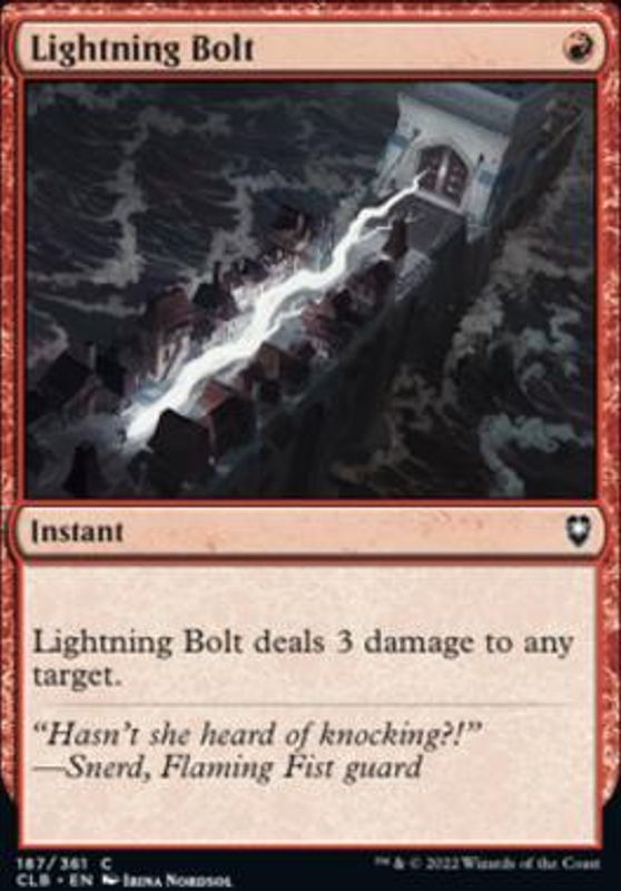 Lightning Bolt (foil)