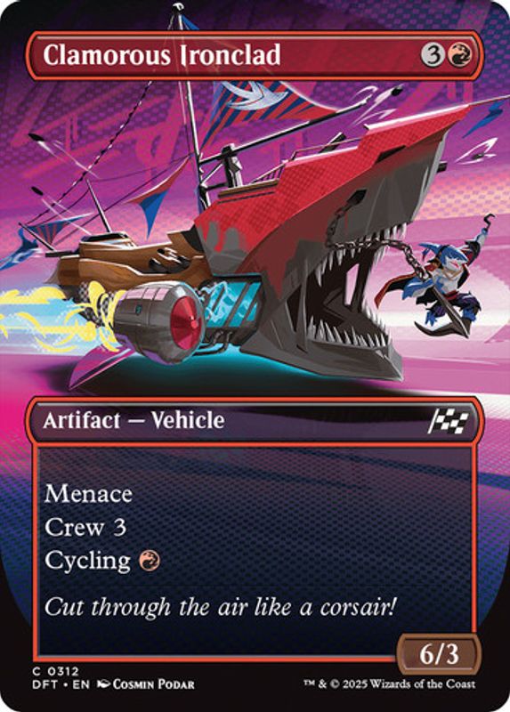 Clamorous Ironclad (Borderless)