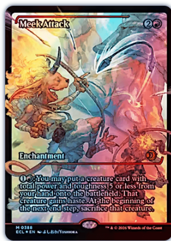 Meek Attack (0388 - Japan Showcase, Foil)