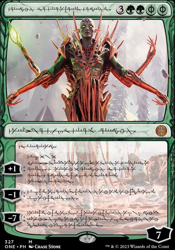 Nissa, Ascended Animist (Phyrexian) (foil)