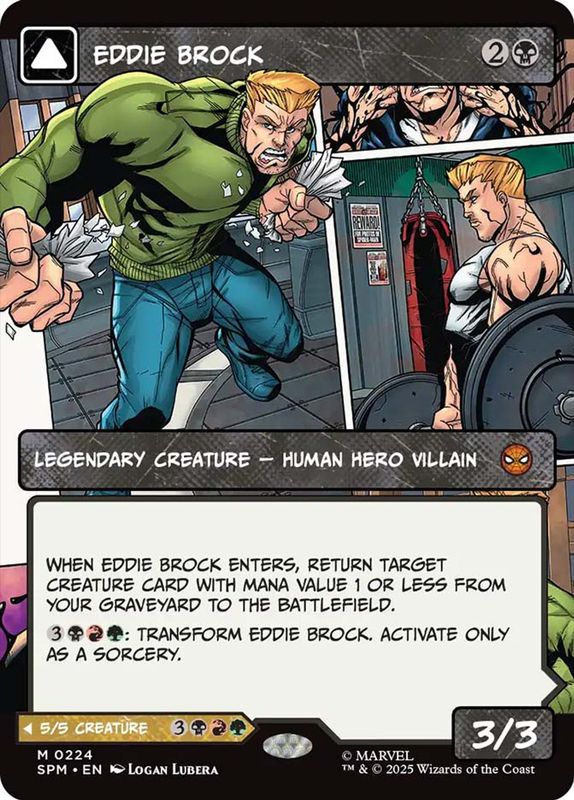 Eddie Brock // Venom, Lethal Protector (#224) (Showcase)