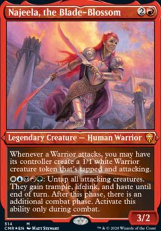 Najeela, the Blade-Blossom (Foil-Etched)