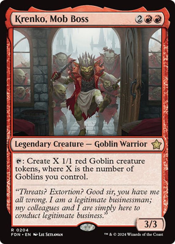 Krenko, Mob Boss (Foil)