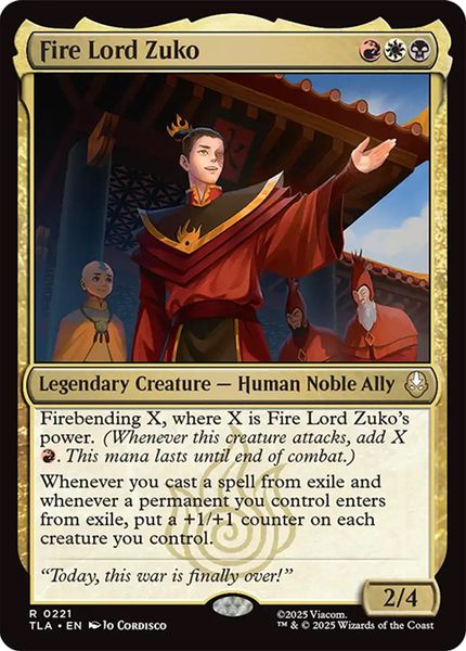 Hovedbilde Fire Lord Zuko (Foil)