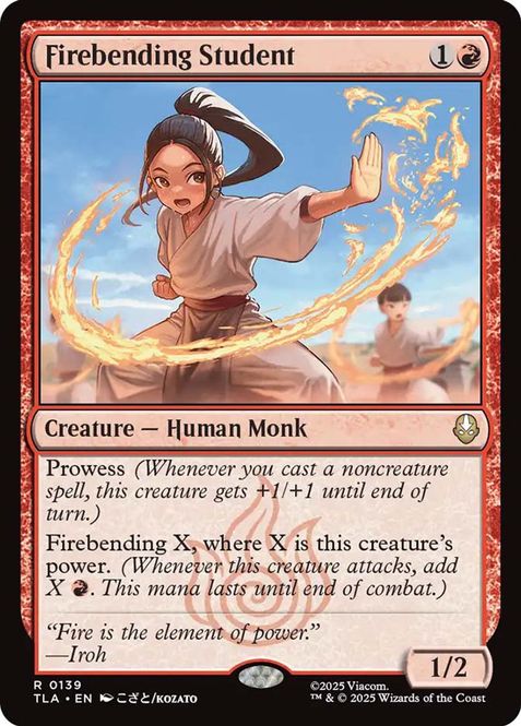 Hovedbilde Firebending Student (Foil)