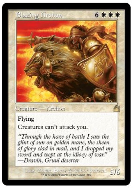 Blazing Archon (Retro Frame)