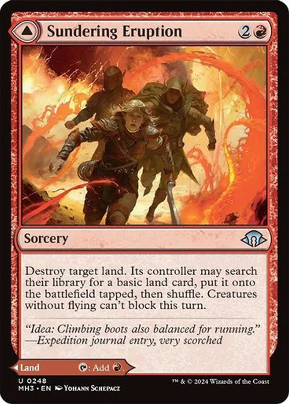 Sundering Eruption (Foil)