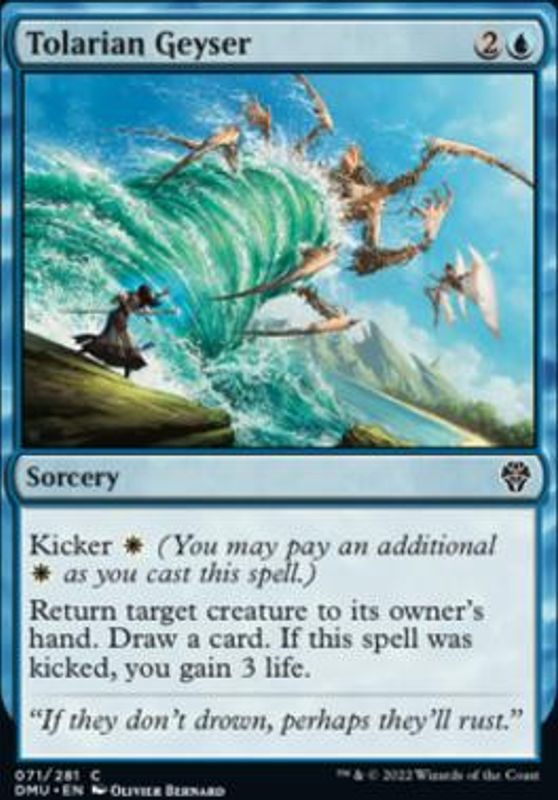 Tolarian Geyser (foil)