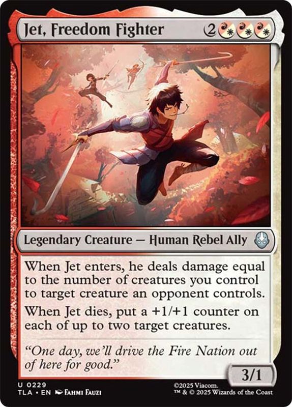 Jet, Freedom Fighter