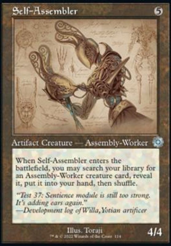 Self-Assembler (Schematic Art)