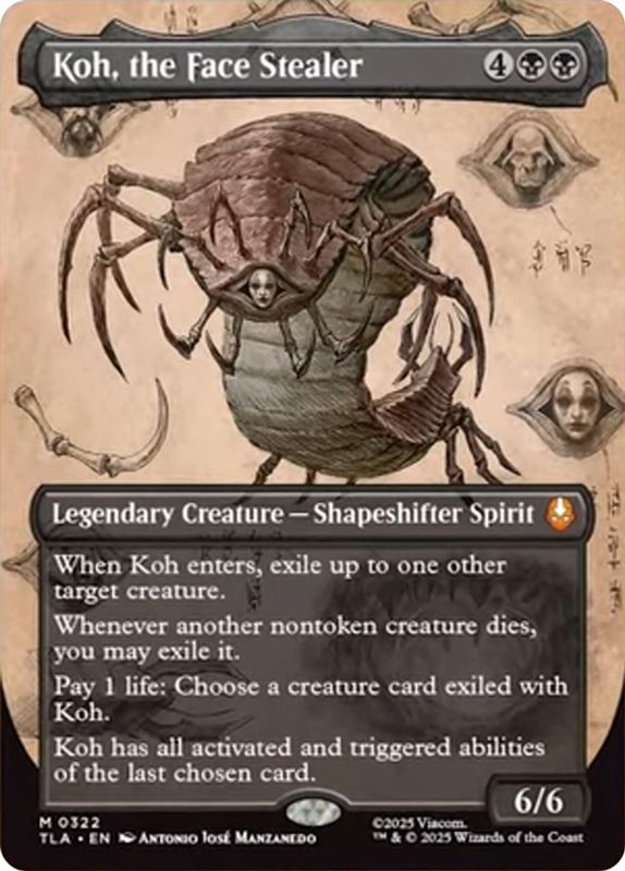 Koh, the Face Stealer (Borderless) (Foil)