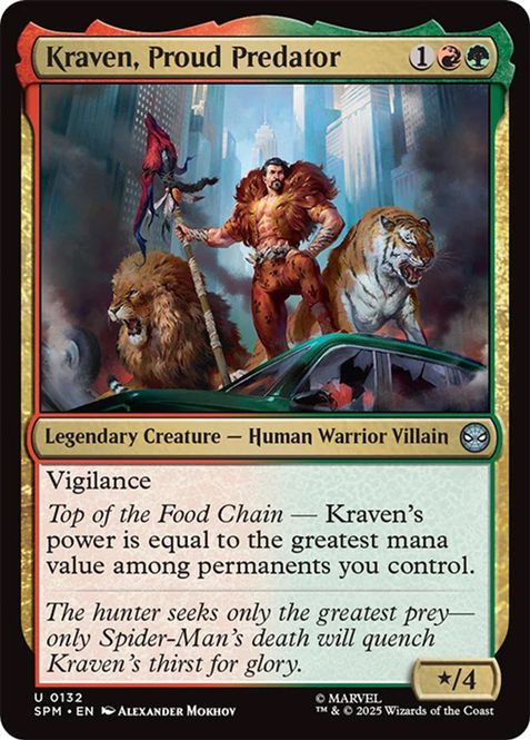 Hovedbilde Kraven, Proud Predator (Foil)