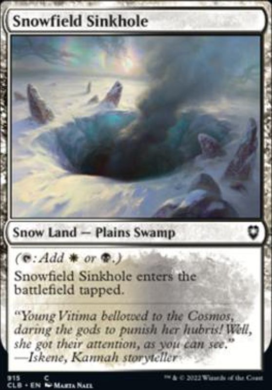Snowfield Sinkhole