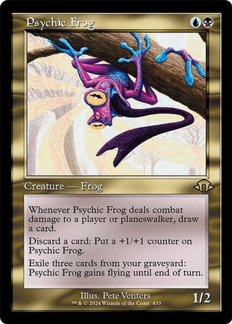 Hovedbilde Psychic Frog (Retro Frame) ...