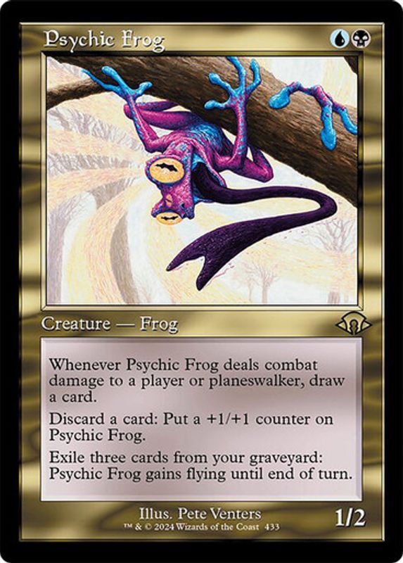 Psychic Frog (Retro Frame) (Foil)