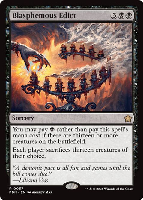Hovedbilde Blasphemous Edict (Foil)