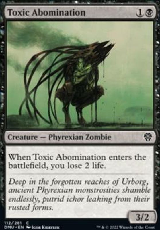 Toxic Abomination (foil)
