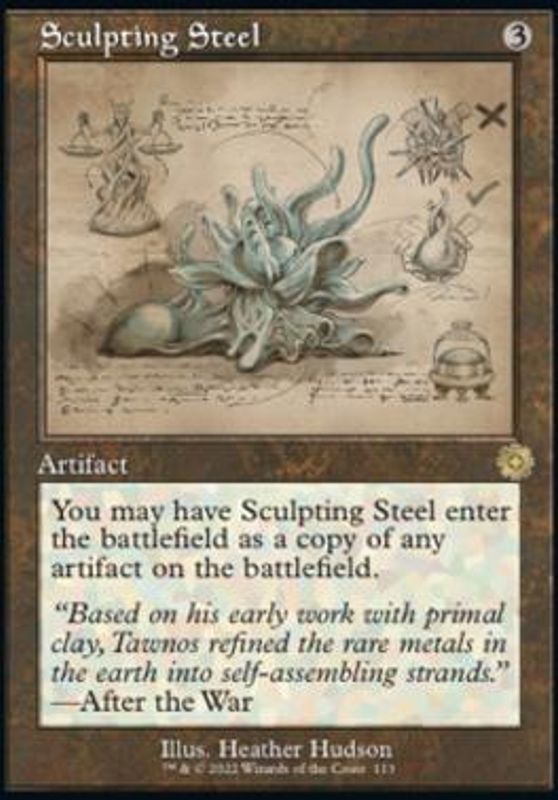 Sculpting Steel (Schematic Art)