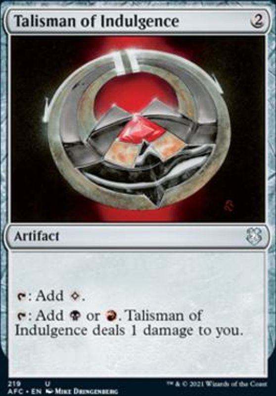 Talisman of Indulgence