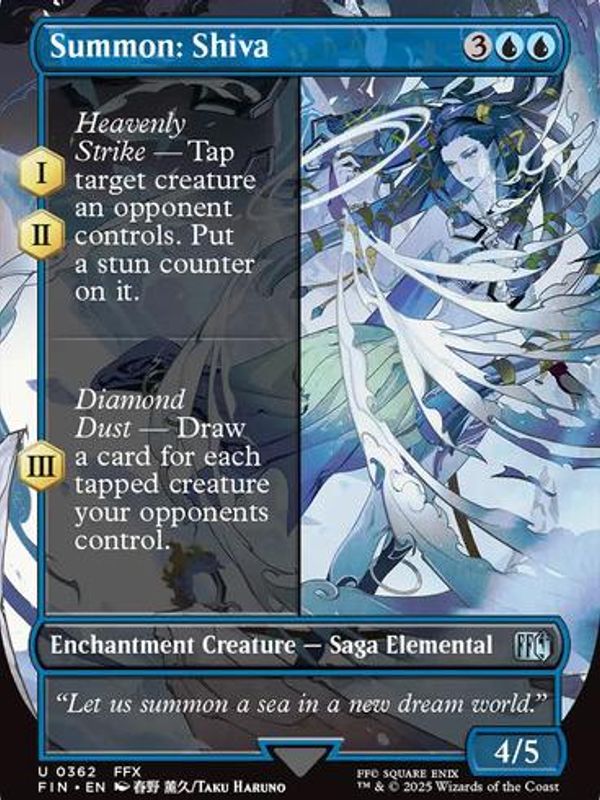 Summon: Shiva (Borderless) (Foil)