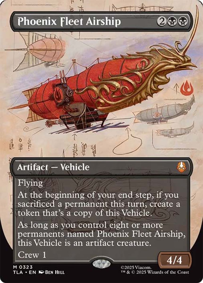 Phoenix Fleet Airship (Borderless) (Foil)