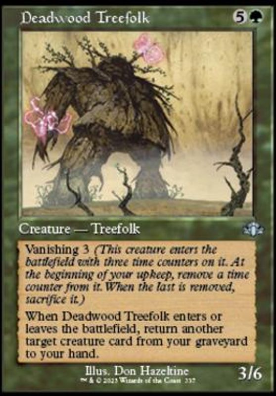 Deadwood Treefolk (Retro Frame) (foil)