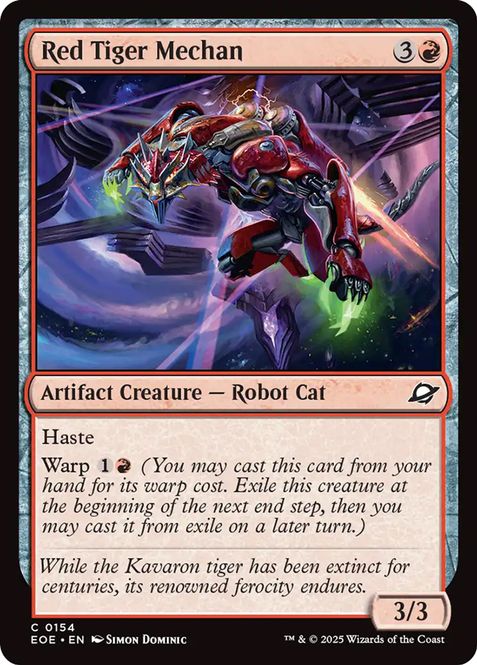 Hovedbilde Red Tiger Mechan