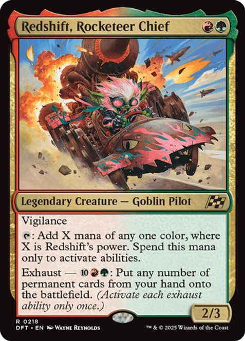 Hovedbilde Redshift, Rocketeer Chief