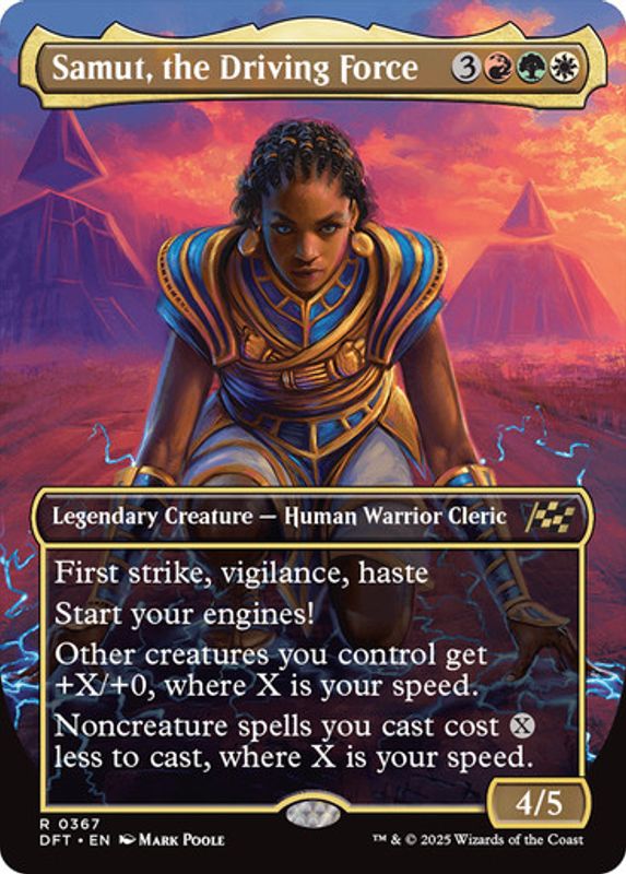 Samut, the Driving Force (Borderless)