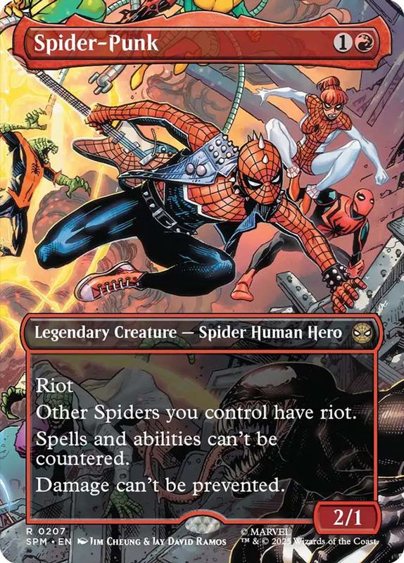 Spider-Punk (#207) (Borderless) (Foil)