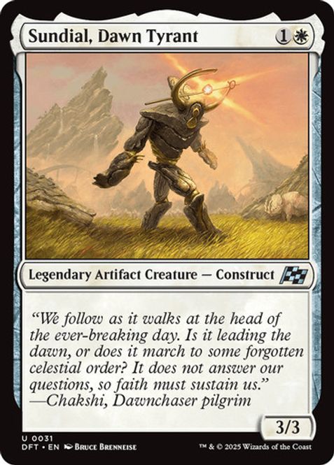 Hovedbilde Sundial, Dawn Tyrant