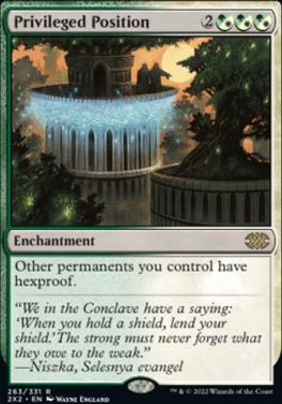 Privileged Position (foil)