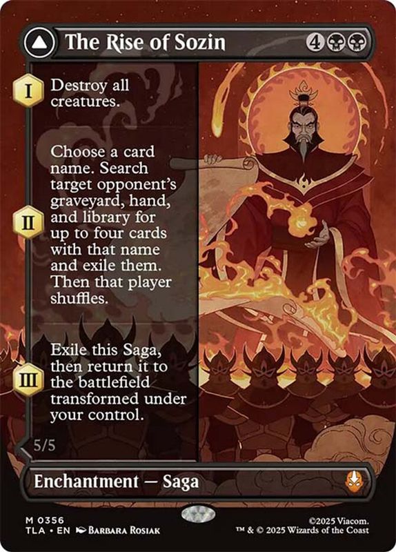 The Rise of Sozin (Borderless) (Foil)