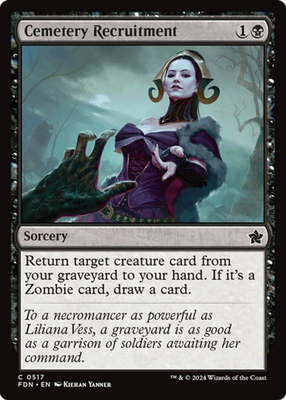 Cemetery Recruitment (Foil)