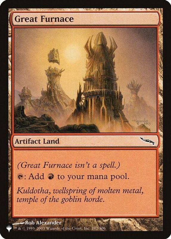 Great Furnace (Non-Foil, Mirrodin)