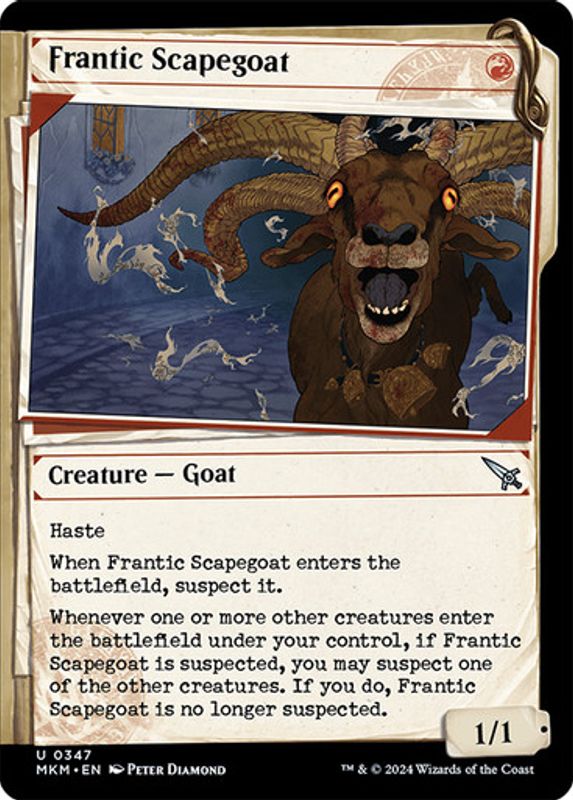 Frantic Scapegoat (Showcase) (Foil)