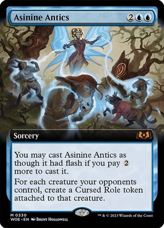 Asinine Antics (Extended Art) (foil)