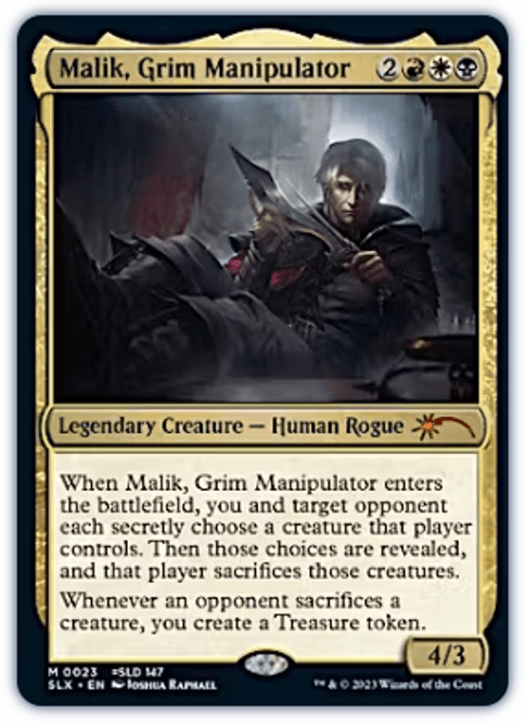 Hovedbilde Malik, Grim Manipulator