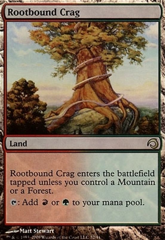 Rootbound Crag (foil)
