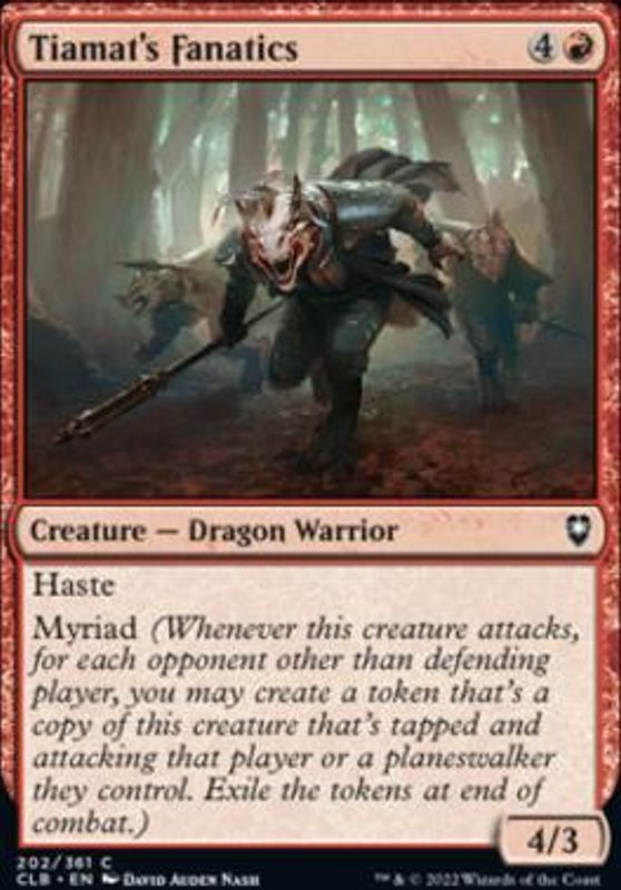 Tiamat's Fanatics (foil)