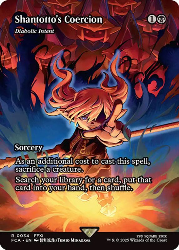Diabolic Intent (Shantotto's Coercion) (Borderless)
