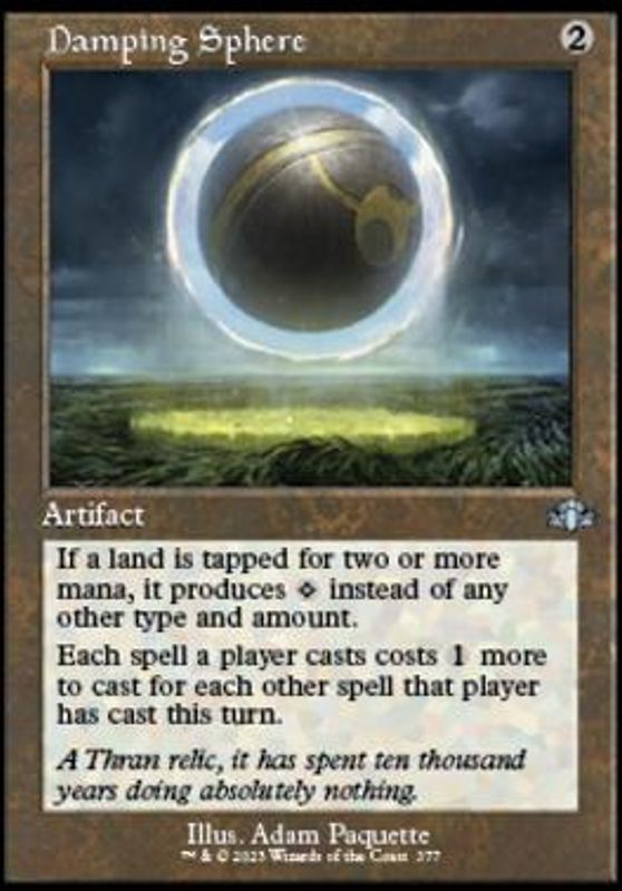 Damping Sphere (Retro Frame) (foil)