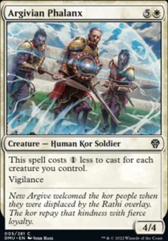 Argivian Phalanx (foil)