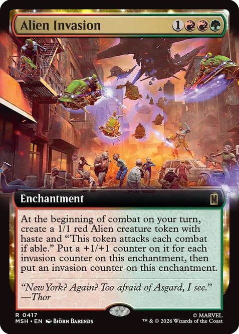 Hovedbilde Alien Invasion (Extended art) ...