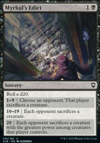 Hovedbilde Myrkul's Edict (foil)
